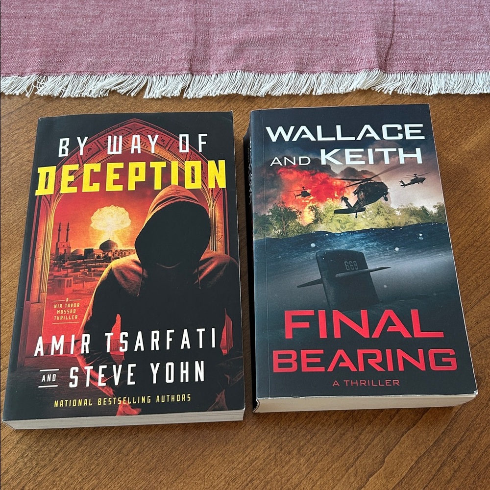 Thriller Book Set: By Way of Deception & Final Bearing